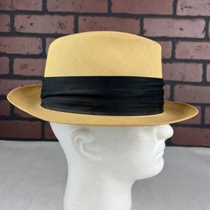 Vintage Men’s Charles Knox Hatter Fedora Size 7 1/8 Preowned